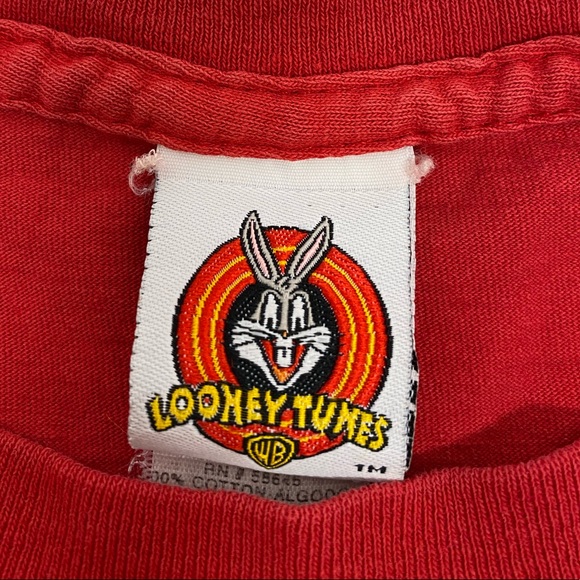 VTG Looney Tunes Tweety Bird Christmas Tee Shirt - Picture 4 of 6